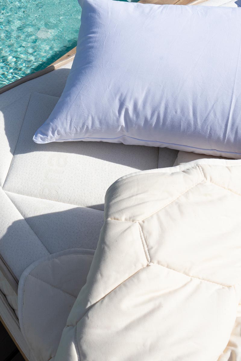 Almohada plumon natural Sivana