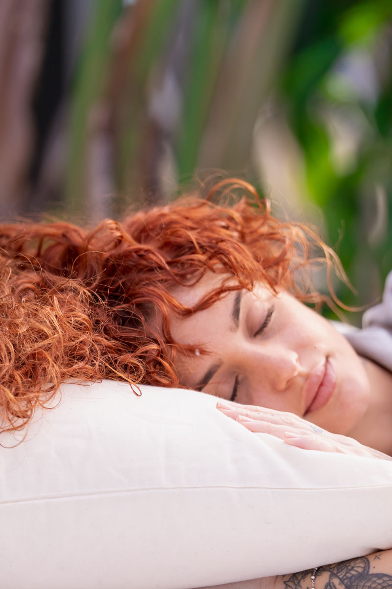 almohada lujo natural lana merino Sivana