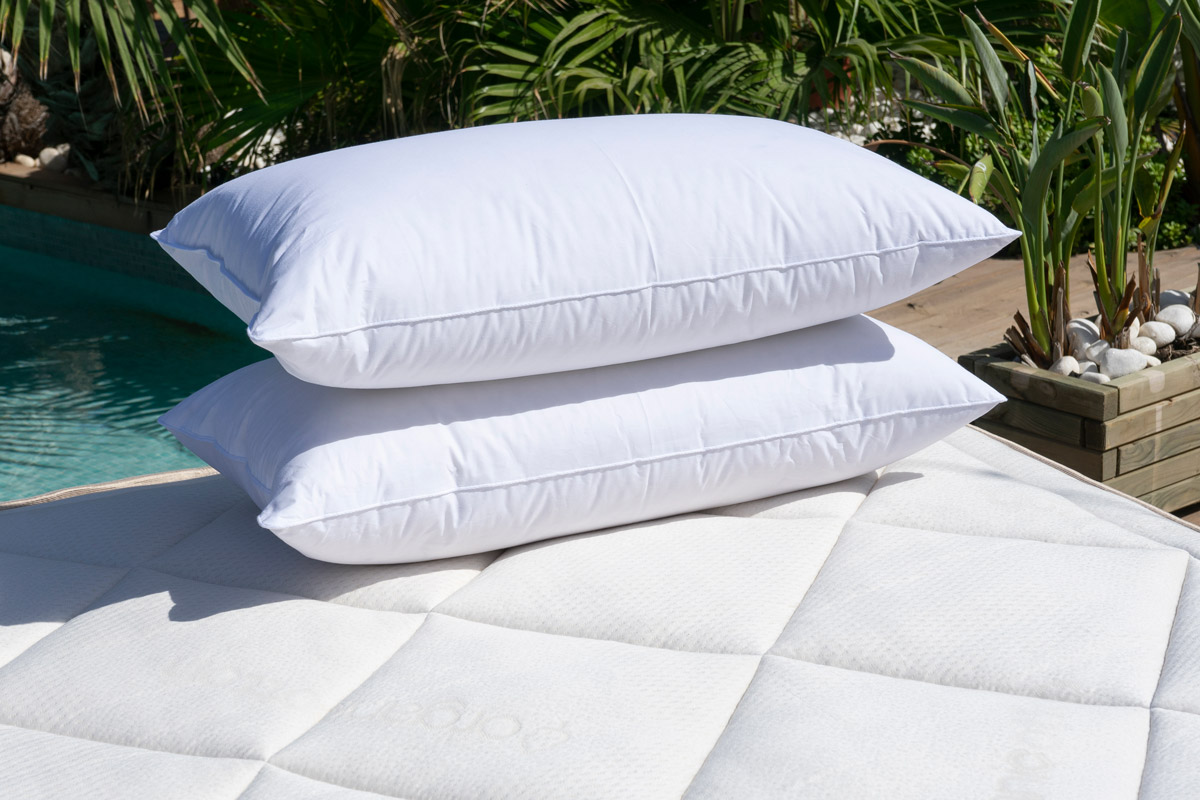 Luxury Sivana Pillow Almohada Plumón de ganso Deva - Imagen 1