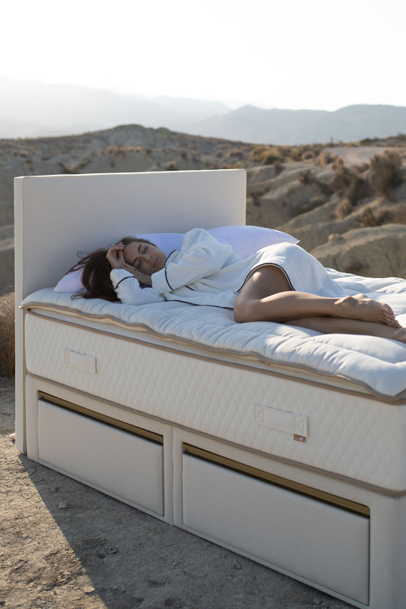 topper natural lujo lana y algodón aarti