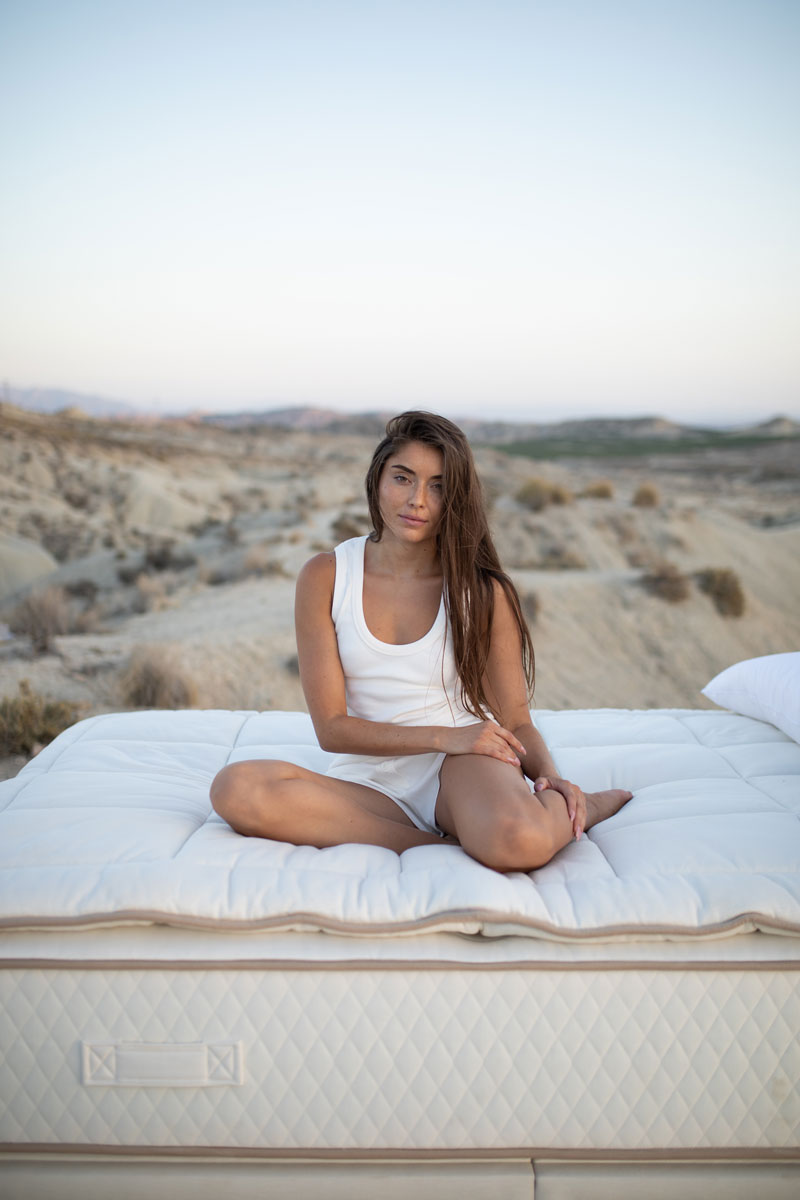 topper natural lana y algodón aarti