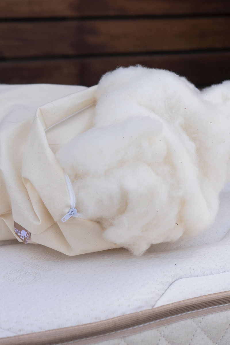 almohada algodón orgánico Sivana