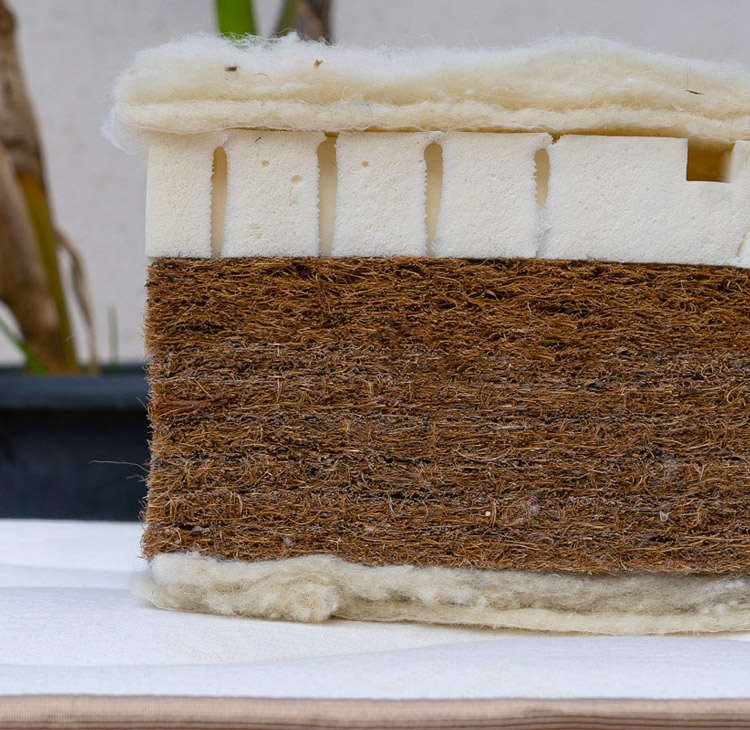 Colchón orgánico de cuna Alisha