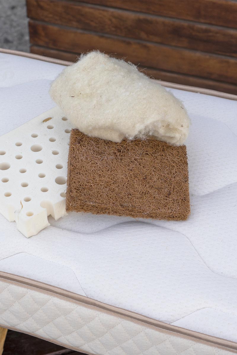 Colchón orgánico de cuna Alisha