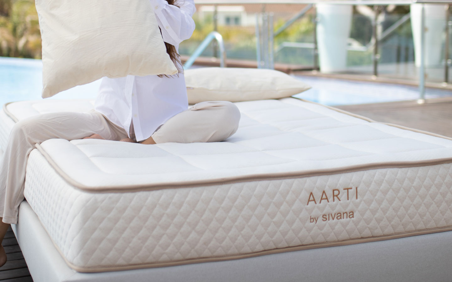 Colchón orgánico látex 100 natural Aarti
