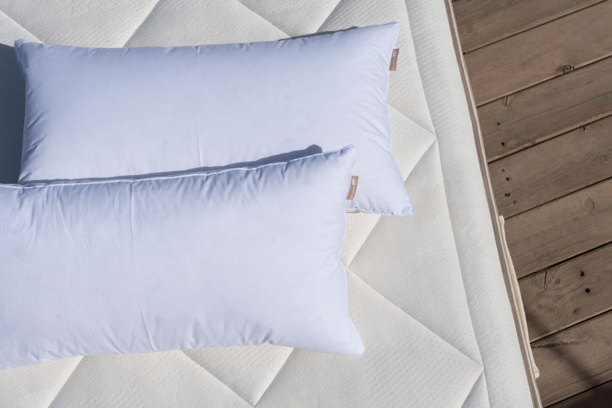 Almohadas naturales de lujo de plumón