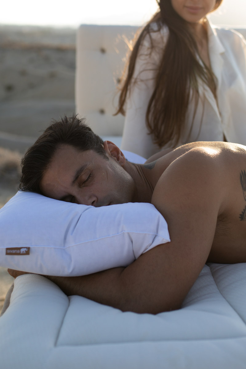 Firmeza suave almohada lujo plumon