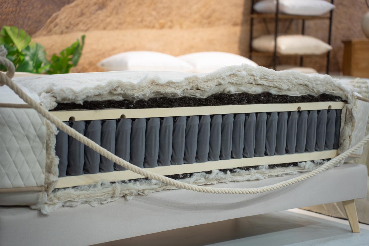 Interior colchón lujo natural Ullassa